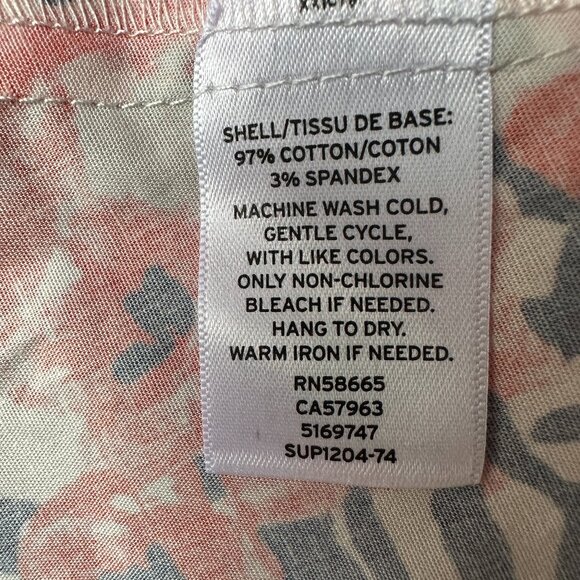 NWT 1901 Women Red & Blue Floral Shirt Dress Fit & Flare in Women's X-Large - Picture 12 of 12